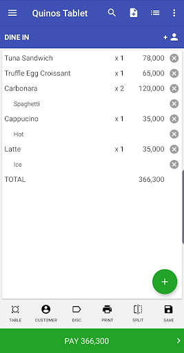 Quinos TAB Point of Sales screenshot 3