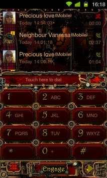 Steampunk GO ContactsEx Theme screenshot 1