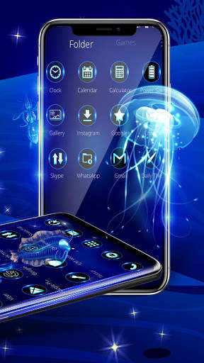 Starry Blue Launcher screenshot 3