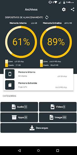 Explorador De Archivos Lite screenshot 2