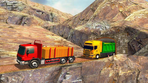 Bergauf Gold Transporter LKW fahren screenshot 13