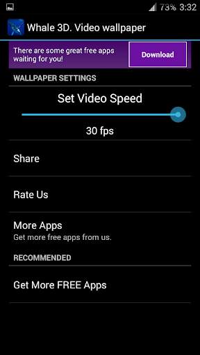Whale 3D. Video wallpaper screenshot 8