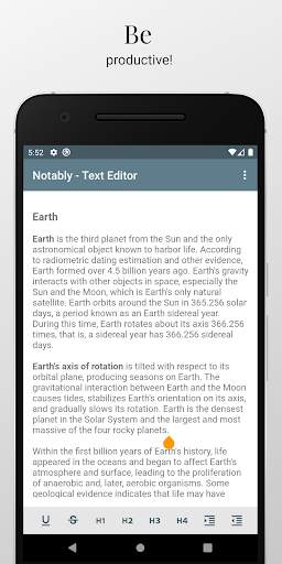 Notably Text Editor - Writer & Text Editor screenshot 3