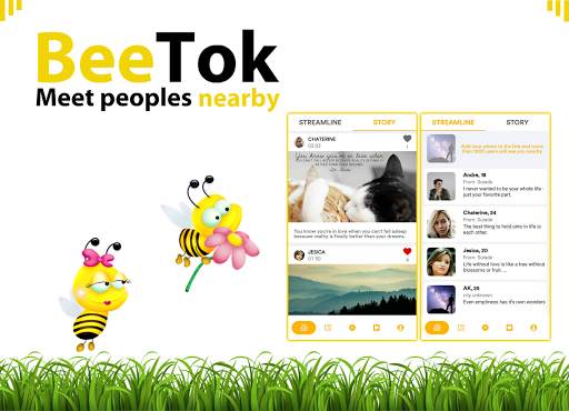 BeeTok : Bee talk and we chat, meet me date nearby screenshot 1