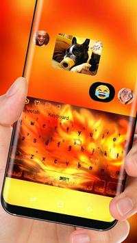 Red Fire Fox Keyboard Theme screenshot 3