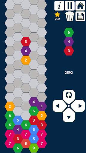 Hexa Games: Hexagon Number Puzzles Collection screenshot 1