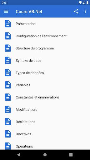 Cours VB.Net screenshot 1