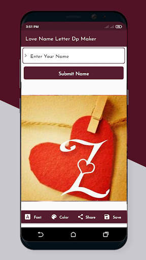 Love Name Letter DP Maker 2023 screenshot 7