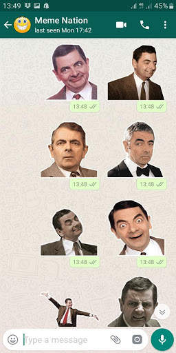 Awkward Funny Meme Sticker WAStickerApps screenshot 6