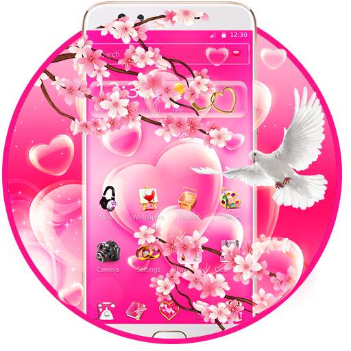 Pink Sweet Heart theme 1.1.9