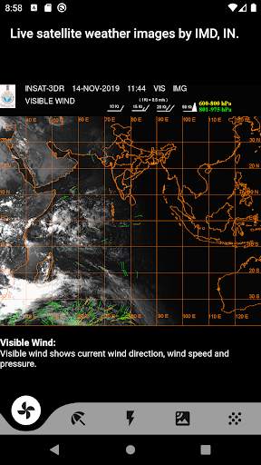 Live all India satellite weather status. screenshot 8