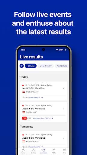 FIS App 4 تصوير الشاشة