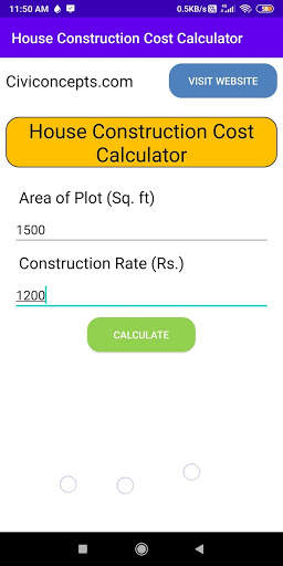 House Construction Cost Calculator screenshot 2