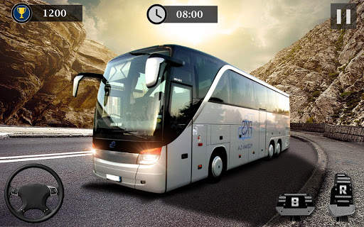 Uphill Off Road Bus Driving Simulator - Bus Games screenshot 1