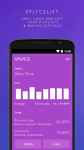 Splyce music player & automix screenshot 5
