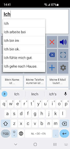 SprachAssistent AAC screenshot 2