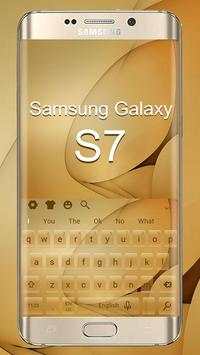 Keyboard for Galaxy S7 screenshot 1