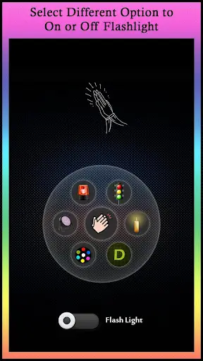 Clap to flash light on/off : Flash LED screenshot 2