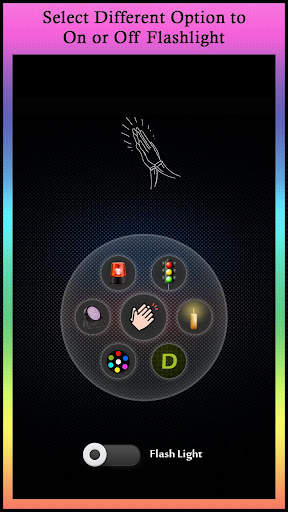 Clap to flash light on/off : Flash LED screenshot 2