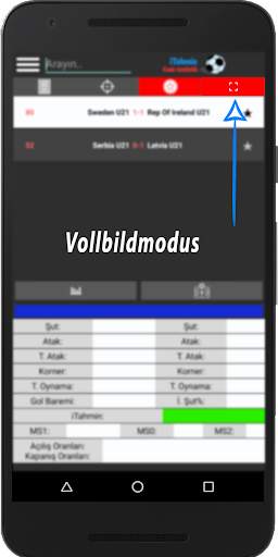 iTahmin Live-Statistiken screenshot 4