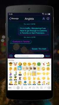 Neon Theme - Messaging 7 4 تصوير الشاشة