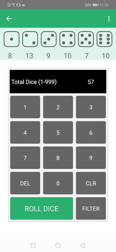 Xd6 - Dice Roller screenshot 3