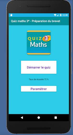 Quiz Maths Brevet 3ème 1 تصوير الشاشة