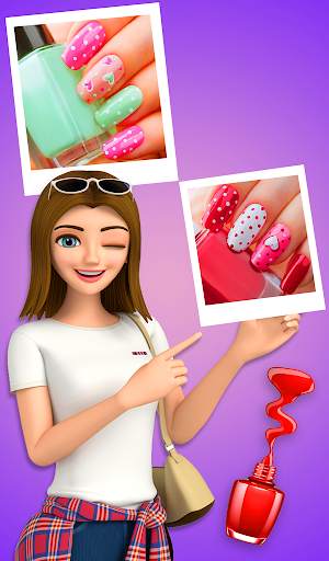 Nail Art 3D Satisfying Makeup Game for Girls screenshot 8