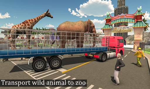 Zoo Animal Safari Transport Driving Simulator 3D screenshot 11