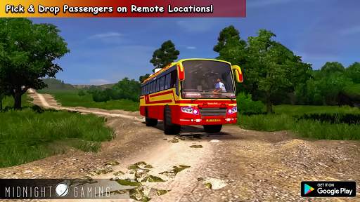 Offroad Coach Simulator : Offroad Bus Games 2021 screenshot 4