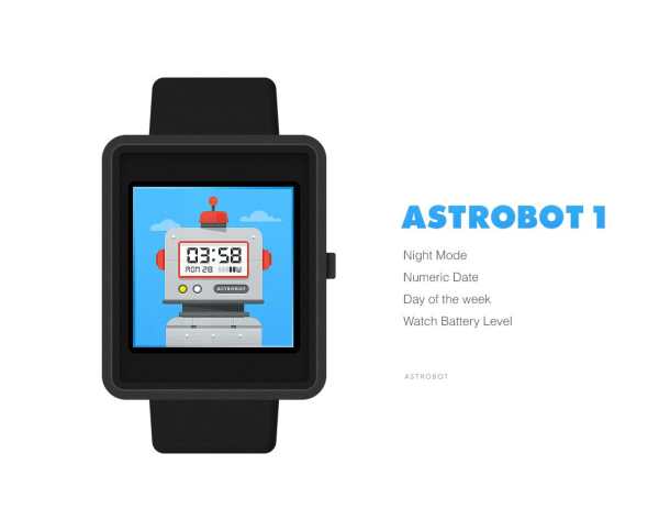 Astrobot 1 watchface by Astrobot 3 تصوير الشاشة
