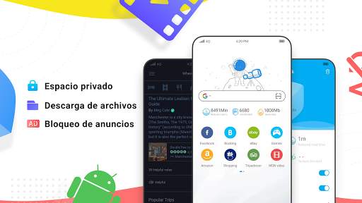 Navegador web sin VPN, descarga de video screenshot 1