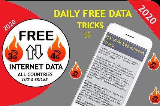 Daily Free data internet 3g 4g Free data Tricks screenshot 4