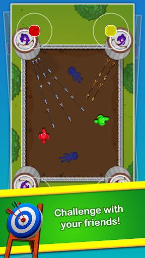Stickman Cartoon Survival : 1 - 4 Players screenshot 2