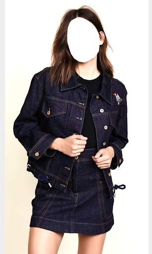Women Jeans Jacket Photo Montage скриншот 5