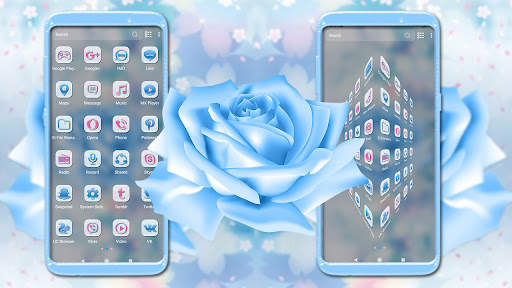 Blue Rose Theme Launcher screenshot 2