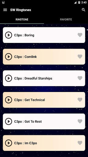 SW ringtones screenshot 6
