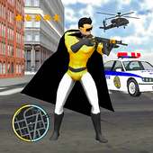 Ultimate Superhero Flying US Capitaine Vice Town logo