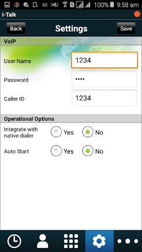 i-Talk Itel Mobile Dialer Voip screenshot 2