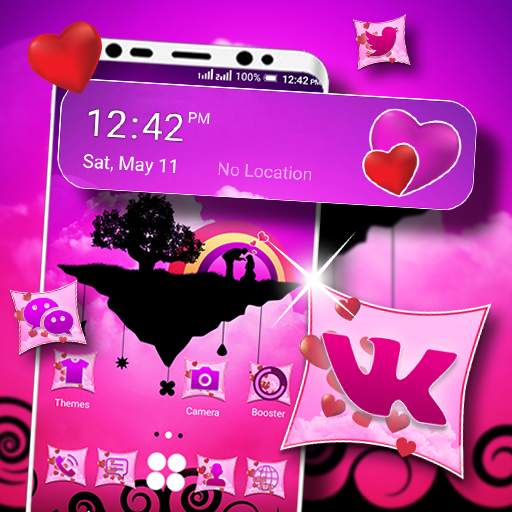 Couple On Sky Launcher Theme 1.2