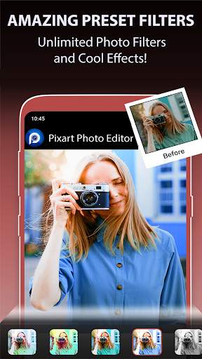 Pixart Photo Editor: Photo Preset, Blur Background screenshot 7
