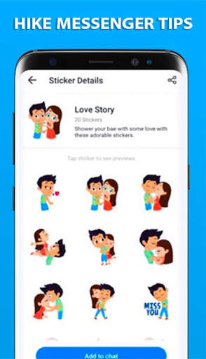 Hike Messenger Group Sticker Chat Tips screenshot 3