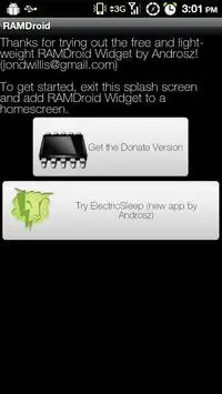 RAMDroid - RAM Widget screenshot 5