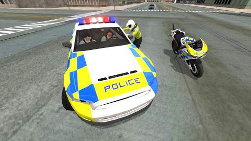 Police Car Driving vs Street Racing Cars screenshot 5