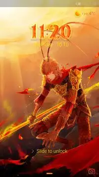 Monkey King - iDO Lockscreen screenshot 1
