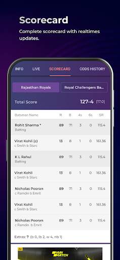 Cricket Live Line screenshot 5