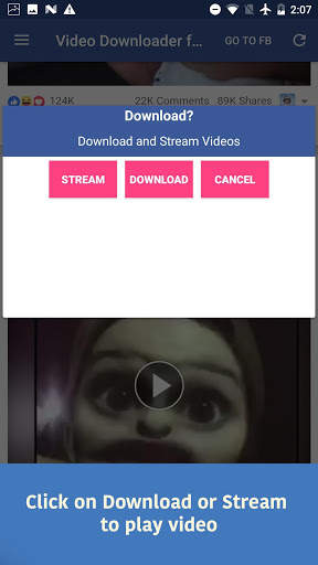 Video Downloader For Facebook screenshot 2