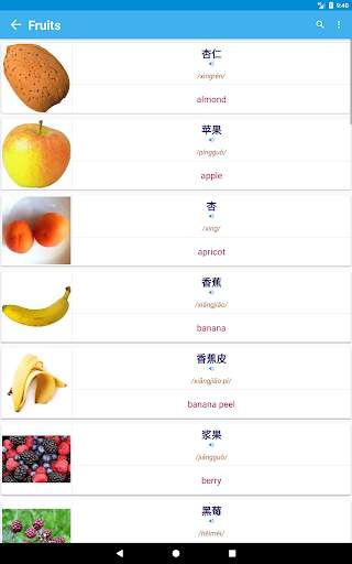 Chinese Vocabulary By Topics (With Pictures) screenshot 20