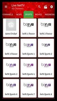 Advices Live NetTV every channel free screenshot 1