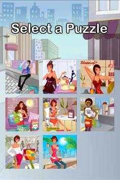 Shopping Girl Puzzle screenshot 1